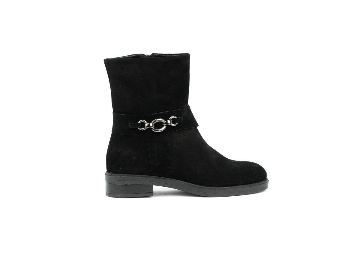 Ankle Boot Nero Vittoria Serena – Florida Shoes