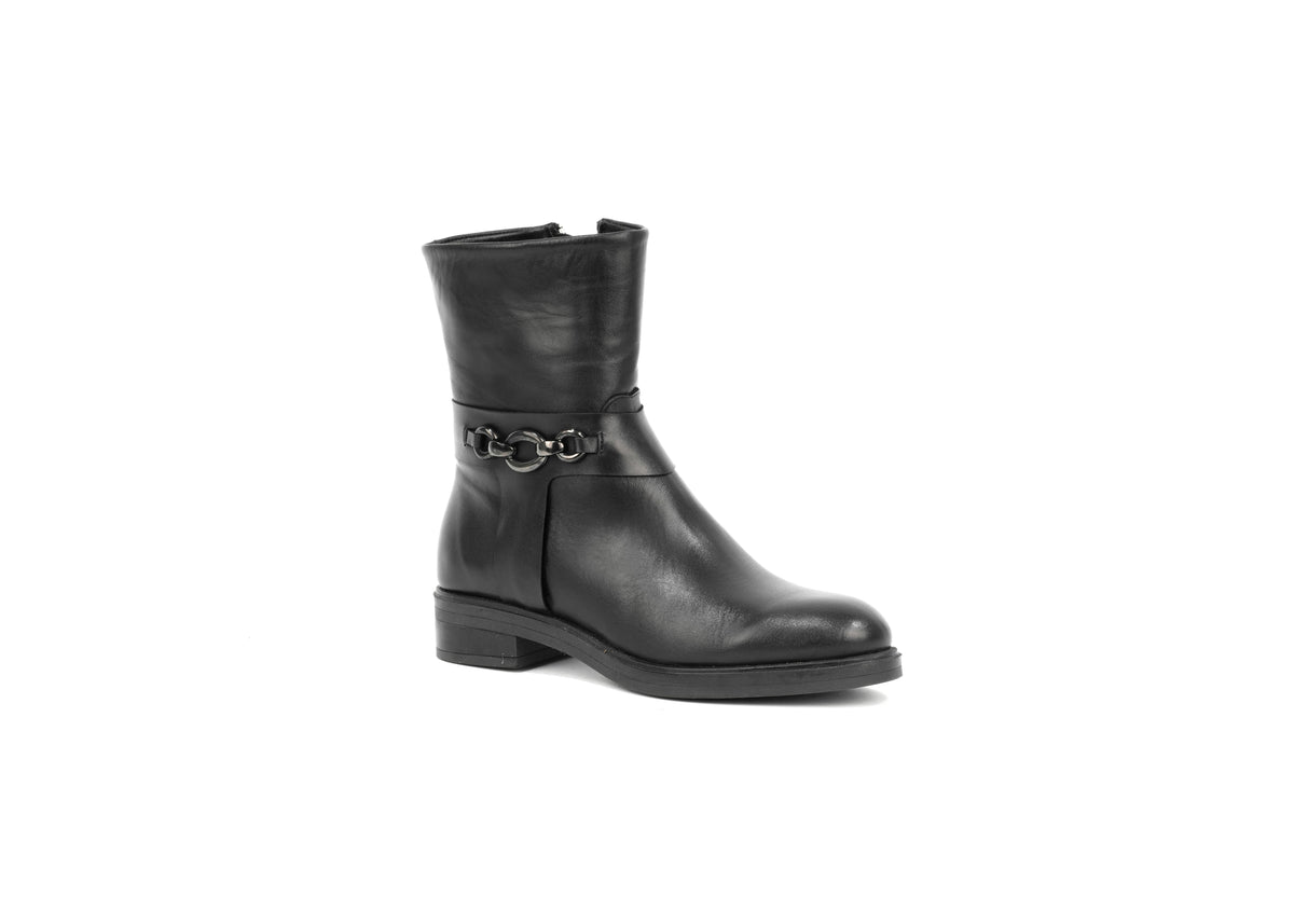 Ankle Boot Nero Vittoria Classica – Florida Shoes