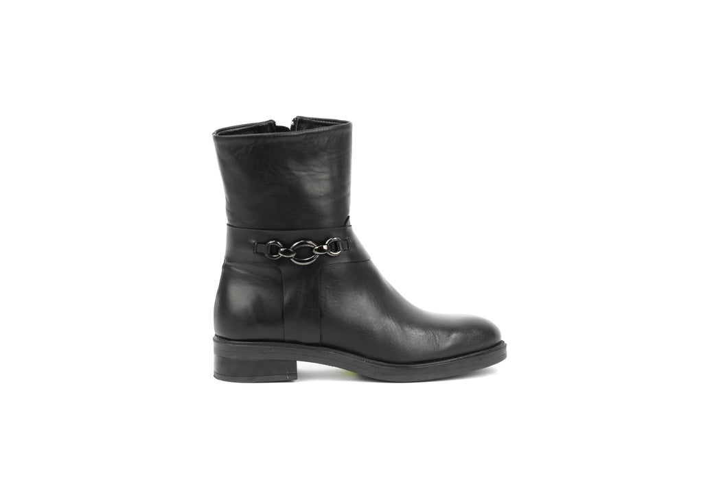 Ankle Boot Nero Vittoria Classica – Florida Shoes