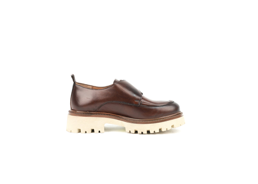 Monk Strap Marrone Beatrice Classica – Florida Shoes