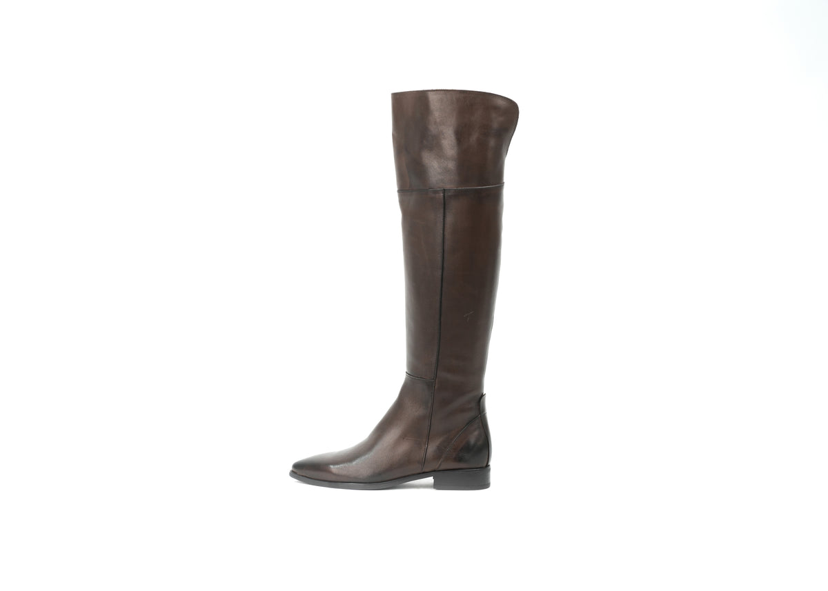 High Boot Marrone Paola Classica – Florida Shoes