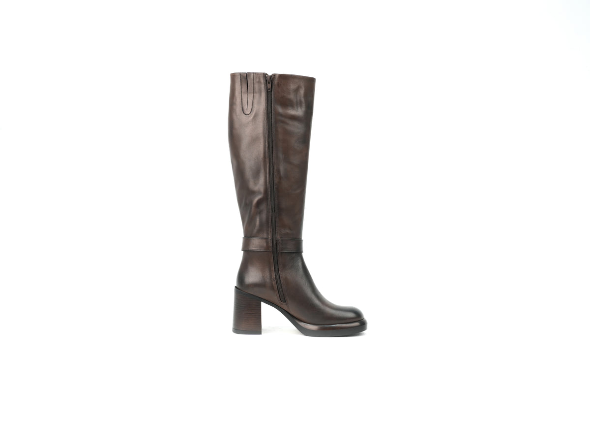 High Boot Marrone Regina – Florida Shoes