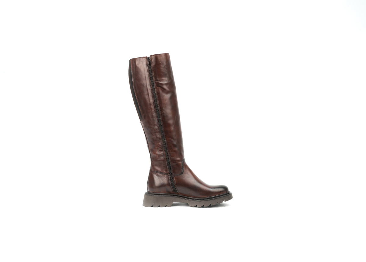 High Boot Marrone Antonella – Florida Shoes