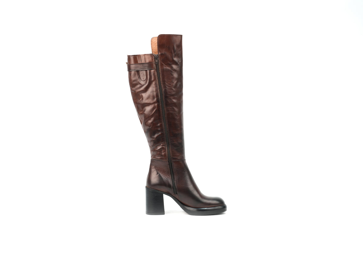 High Boot Marrone Nicoletta – Florida Shoes