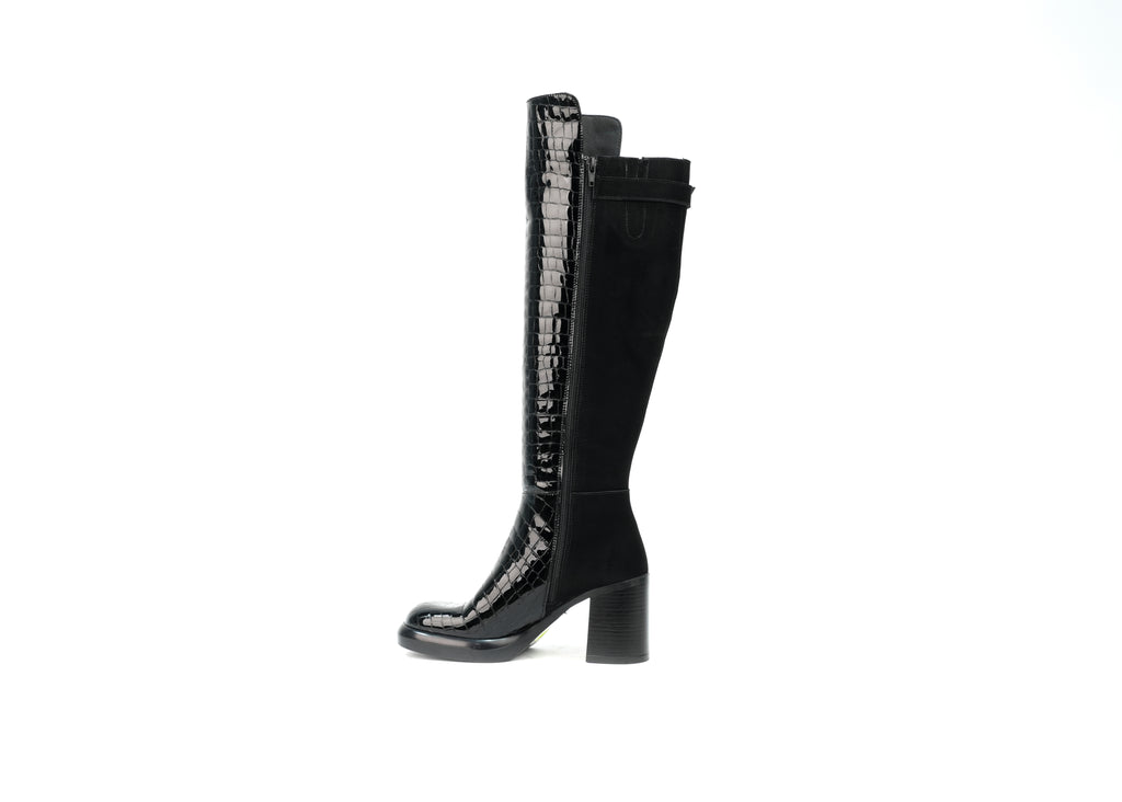 High Boot Nero Nicoletta Luce – Florida Shoes