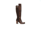 High Boot Marrone Nicoletta Luce – Florida Shoes