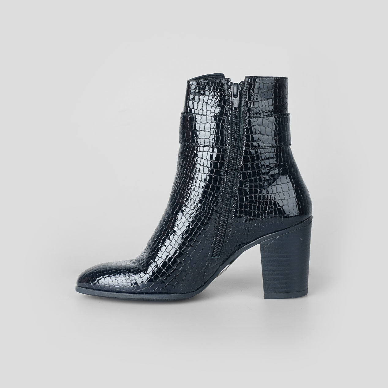 Aurelia Croco Noir – Florida Shoes