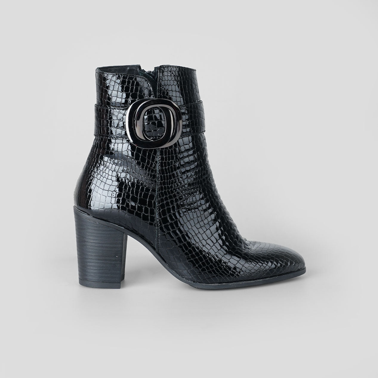 Aurelia Croco Noir – Florida Shoes