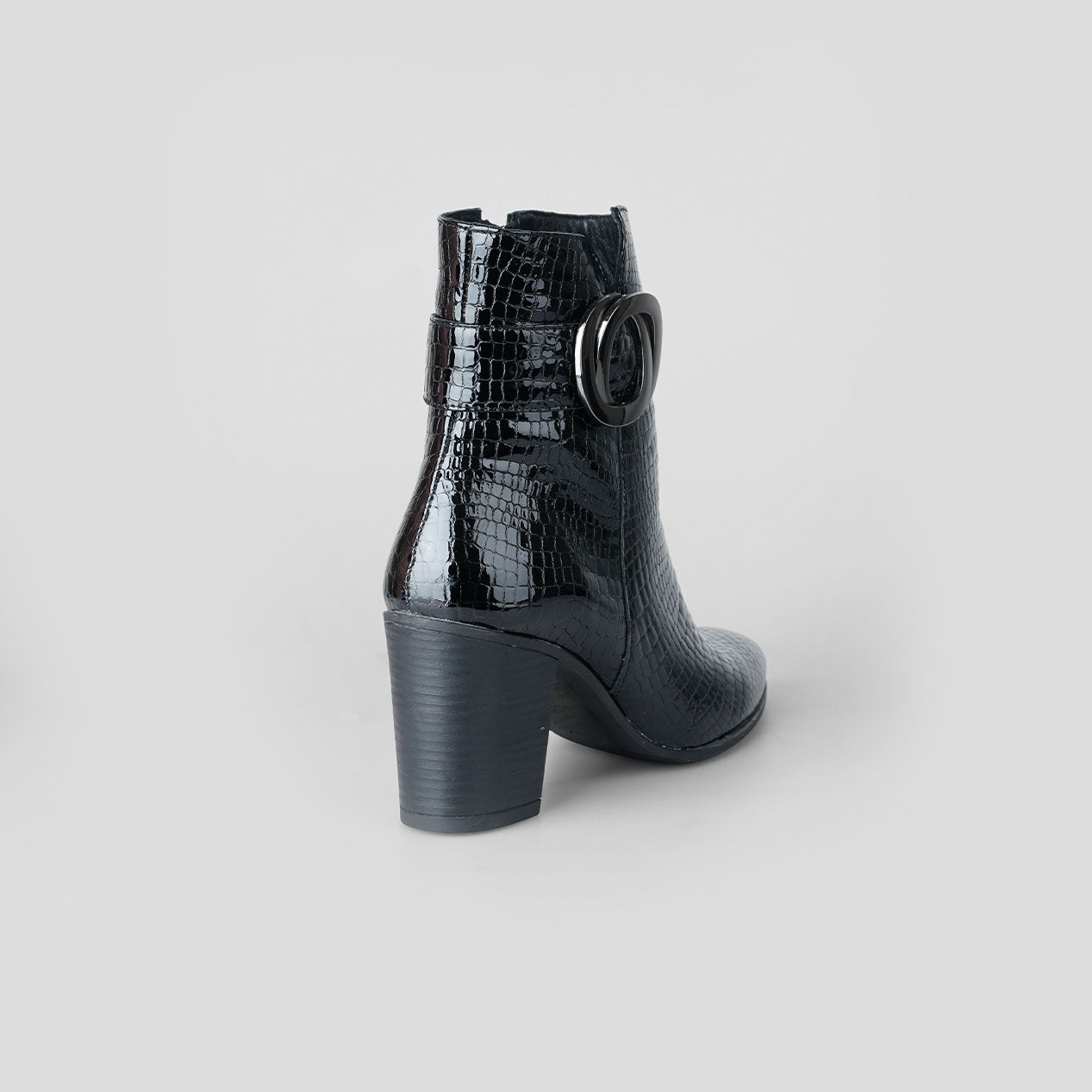 Aurelia Croco Noir – Florida Shoes