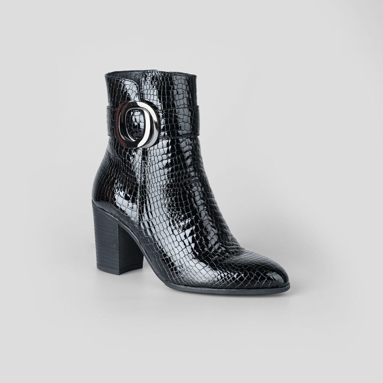 Aurelia Croco Noir – Florida Shoes