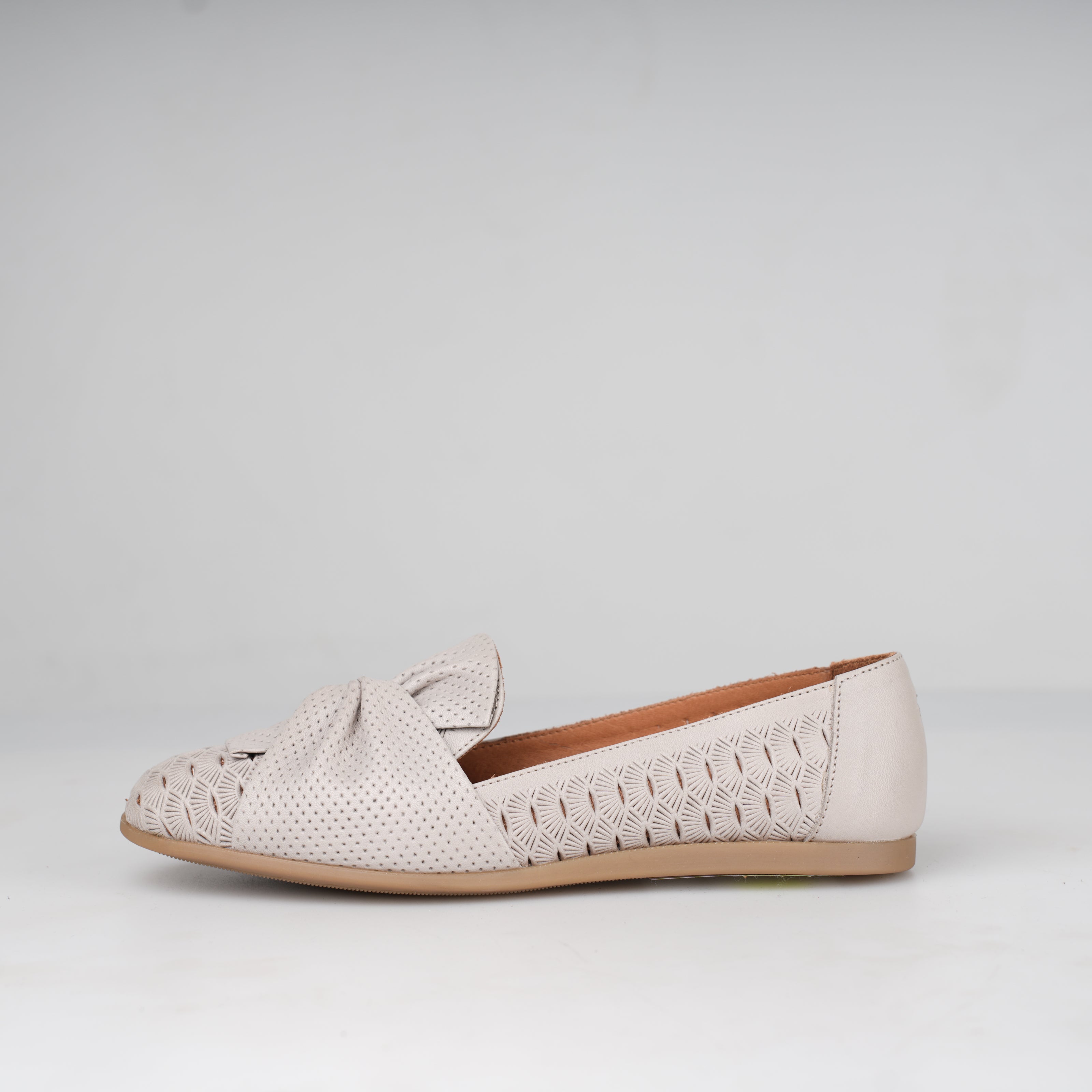Ballerina Grigio Fiorella – Florida Shoes