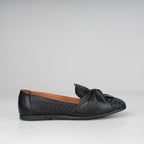 Ballerina Nero Fiorella – Florida Shoes