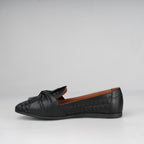 Ballerina Nero Fiorella – Florida Shoes