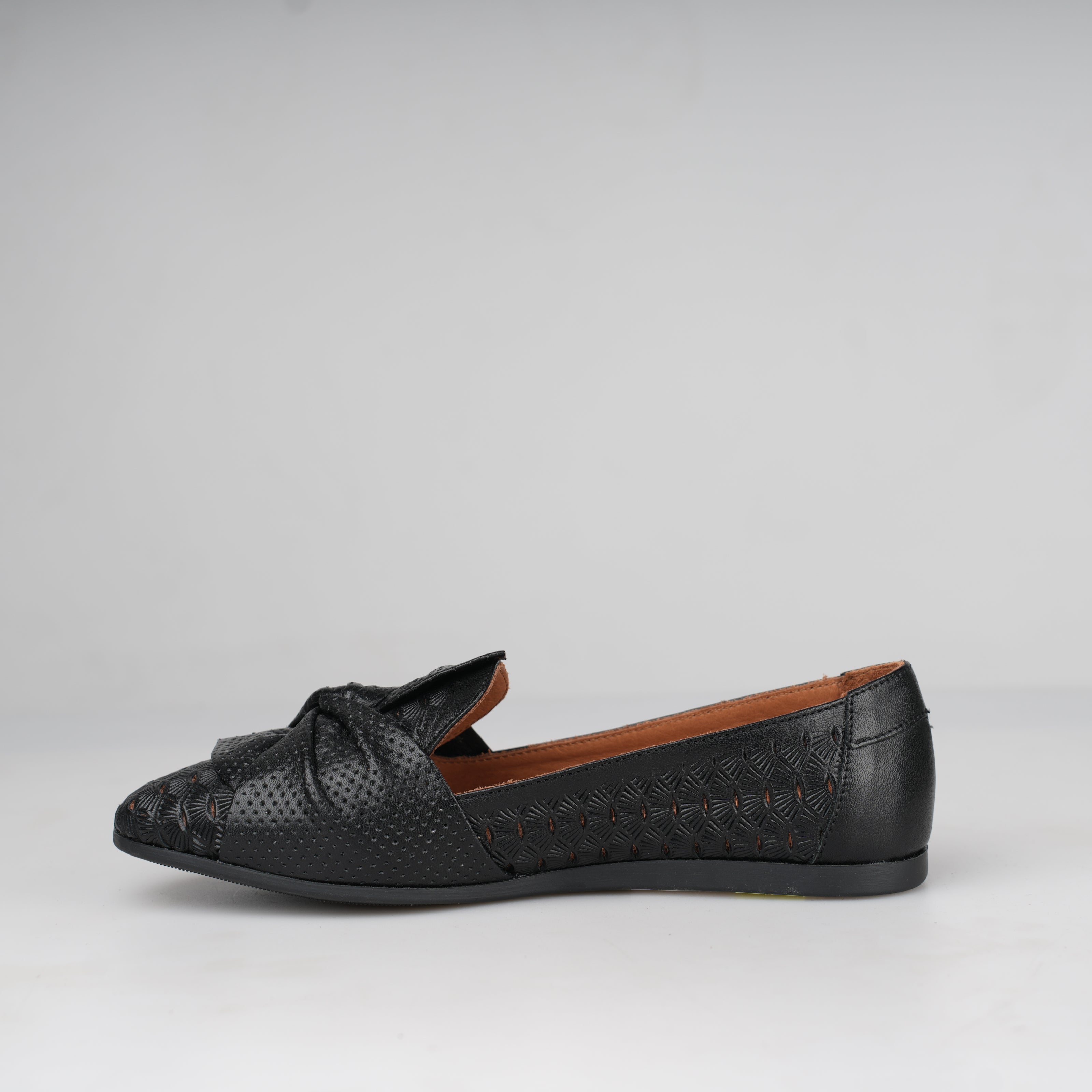 Ballerina Nero Fiorella – Florida Shoes
