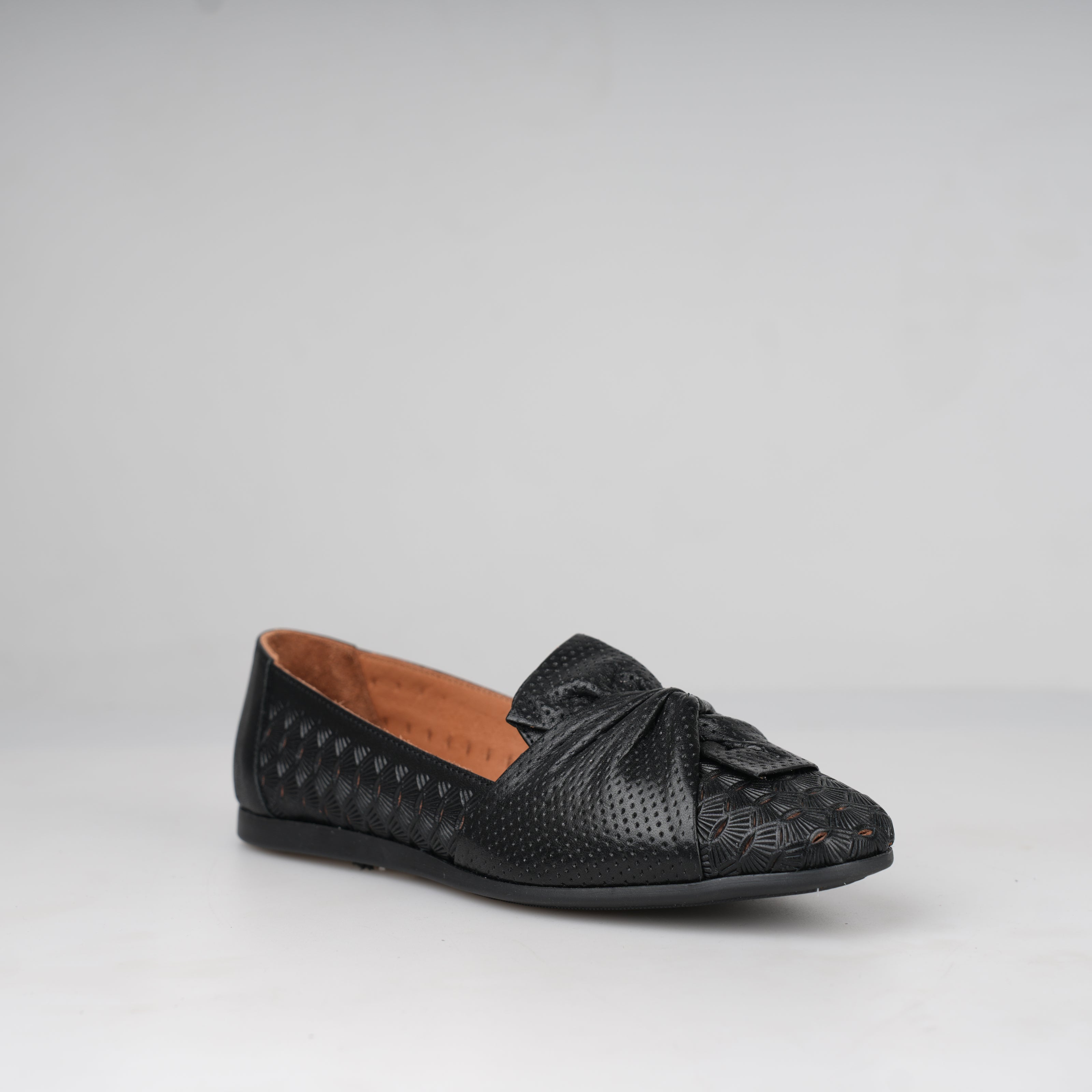 Ballerina Nero Fiorella – Florida Shoes