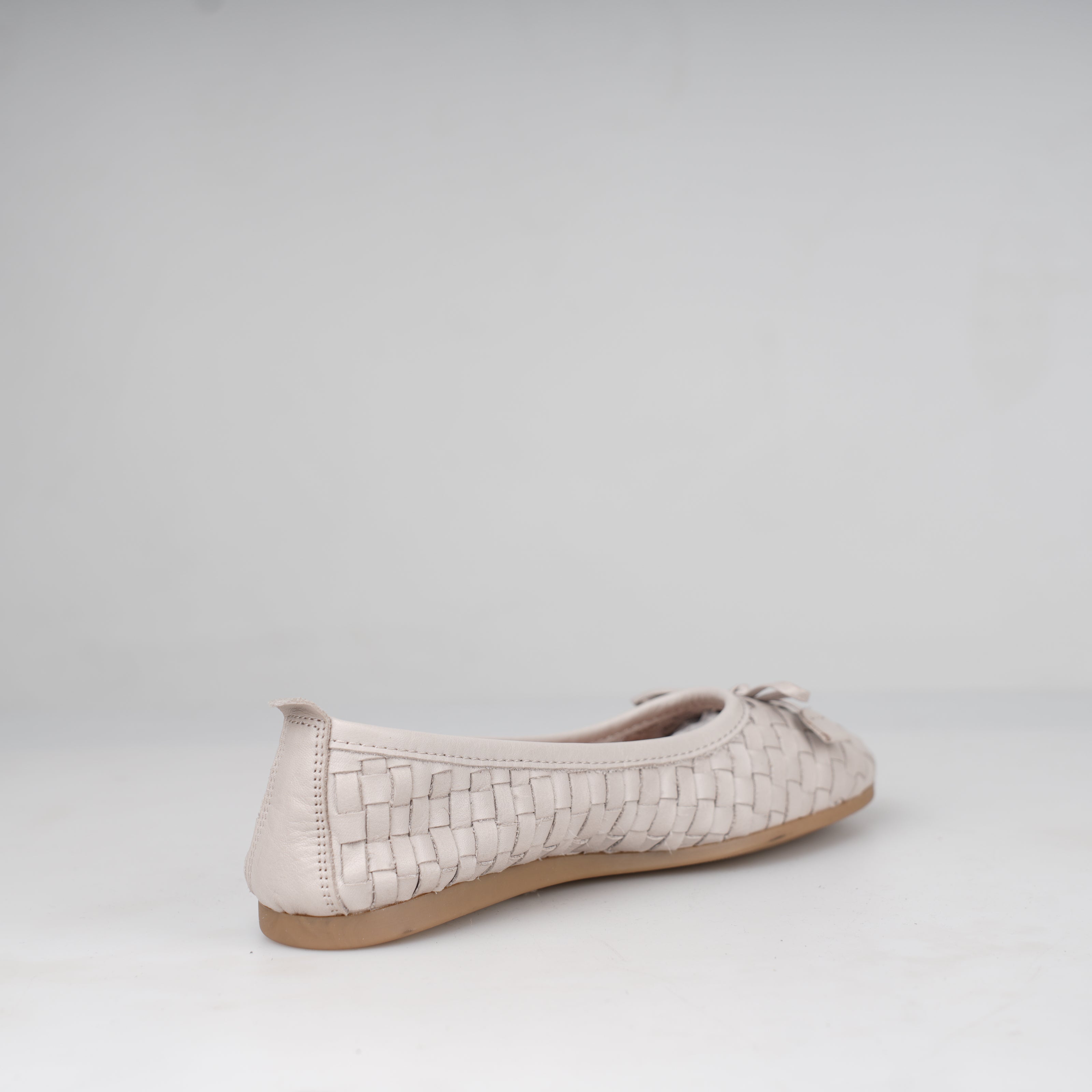 Ballerina Grigio Intrecciata – Florida Shoes
