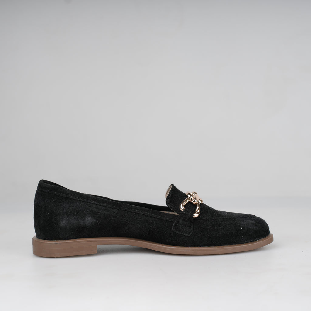 Loafer Nero Velour Venezia – Florida Shoes