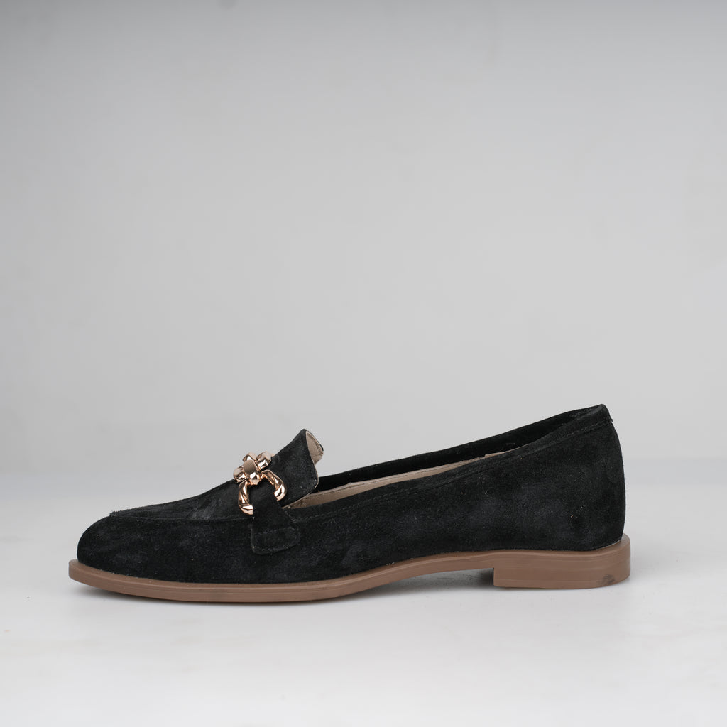 Loafer Nero Velour Venezia – Florida Shoes