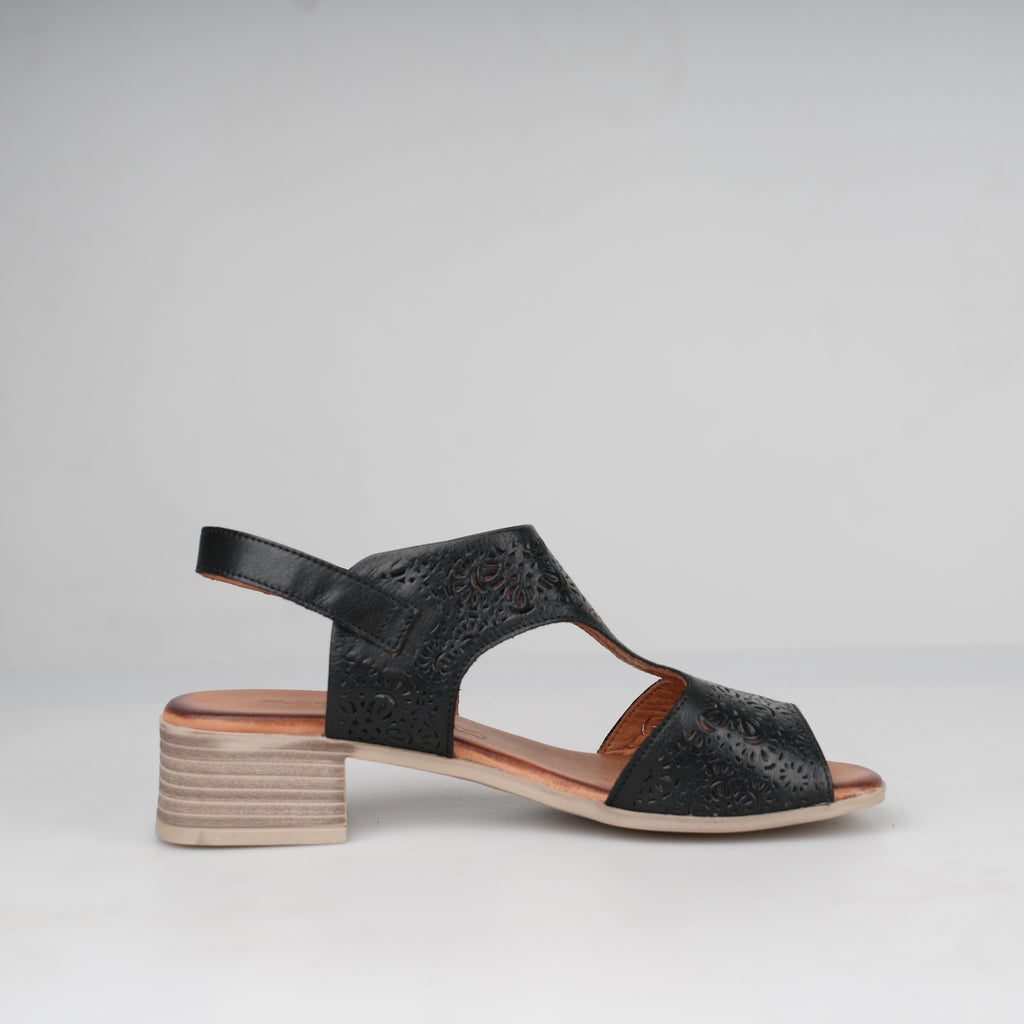 Sandal Nero Raffinata – Florida Shoes