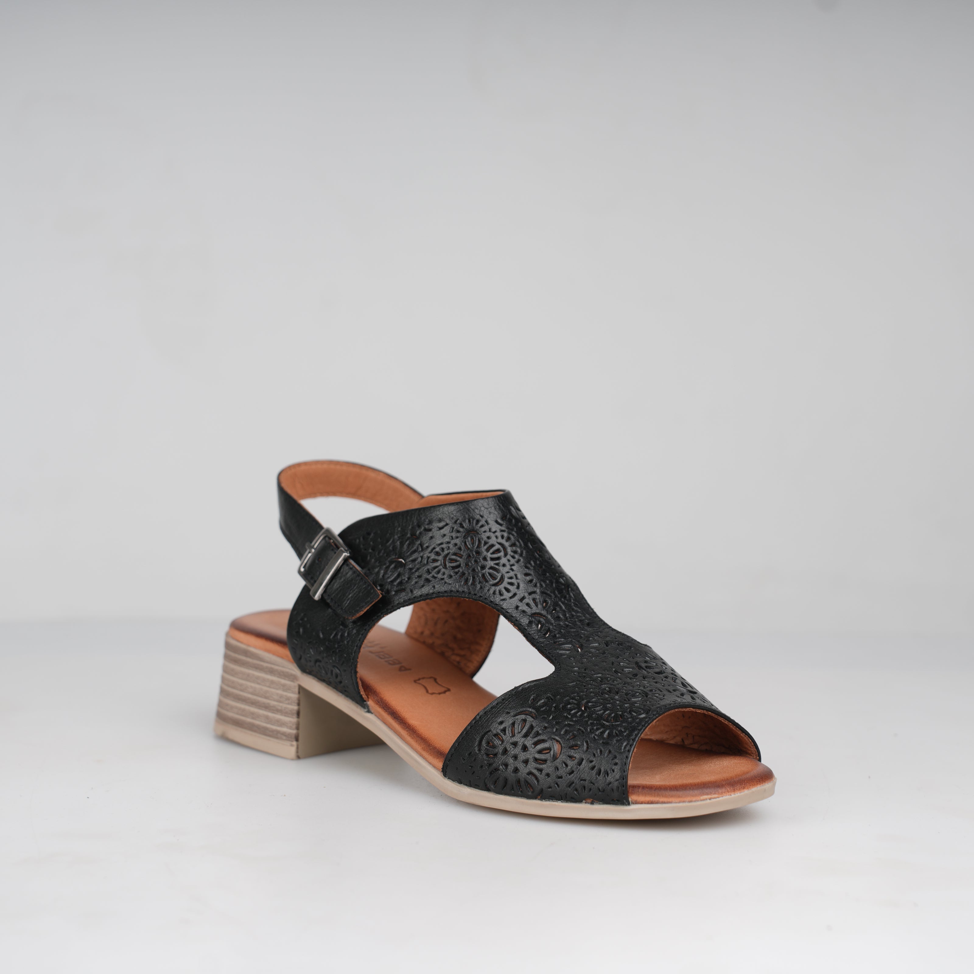 Sandal Nero Raffinata – Florida Shoes