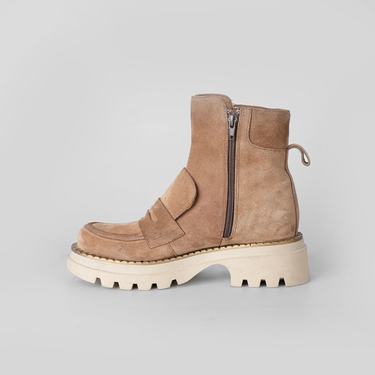 Loafer Suede Sand – Florida Shoes