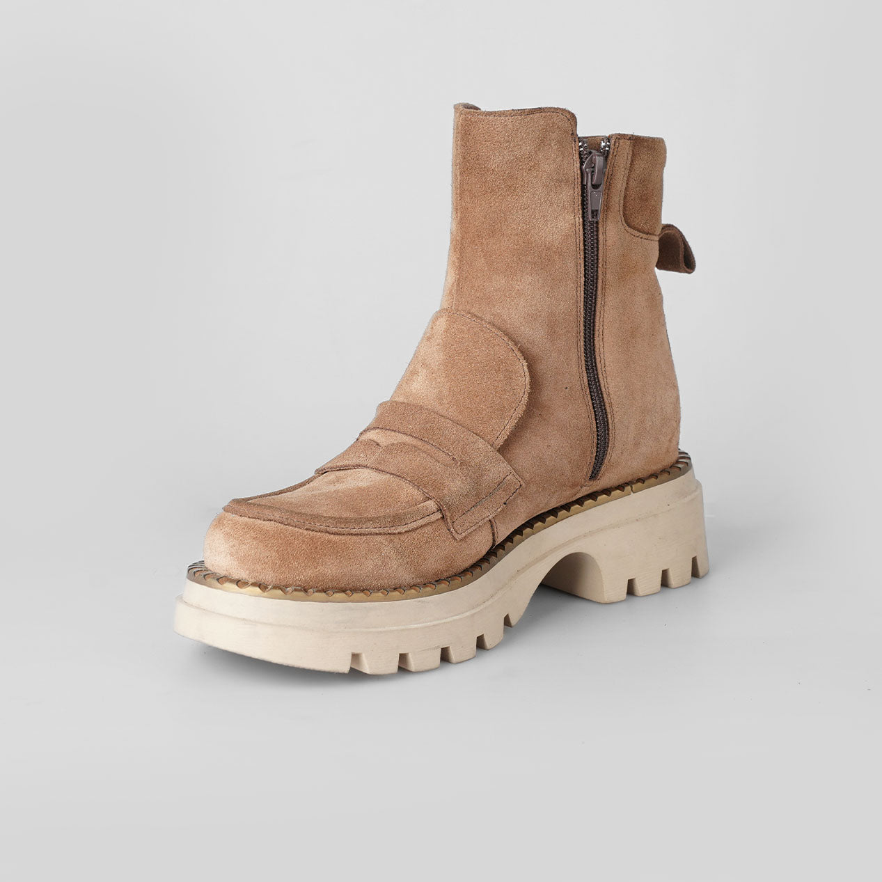 Loafer Suede Sand – Florida Shoes