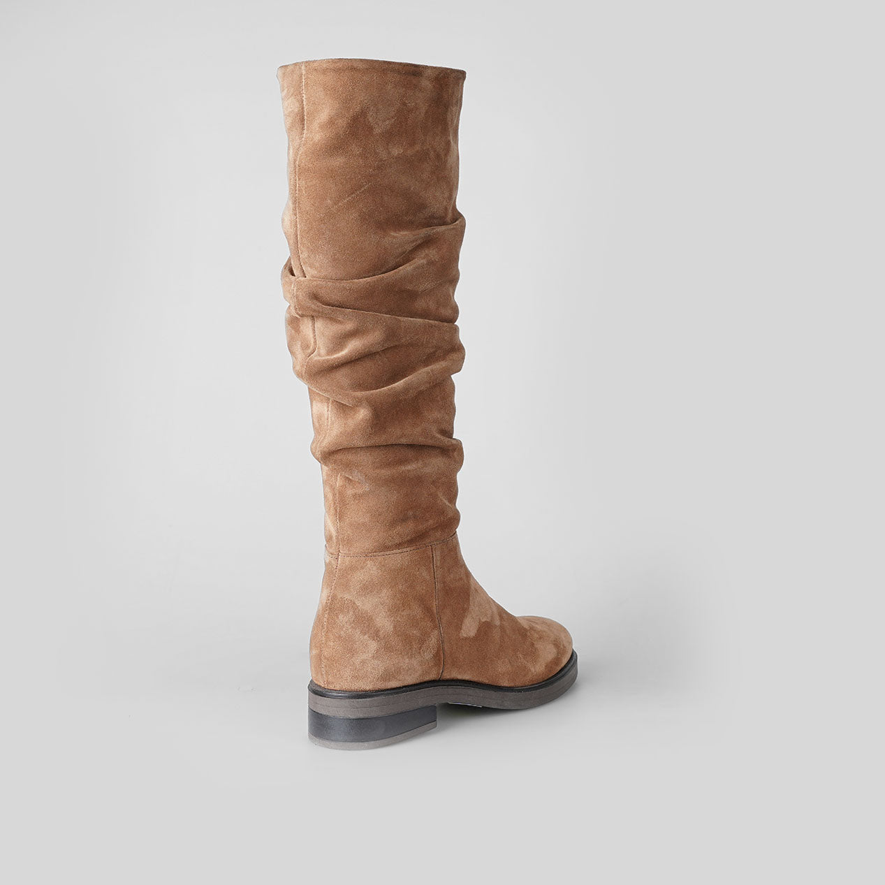 Savana Tall Velour Beige – Florida Shoes