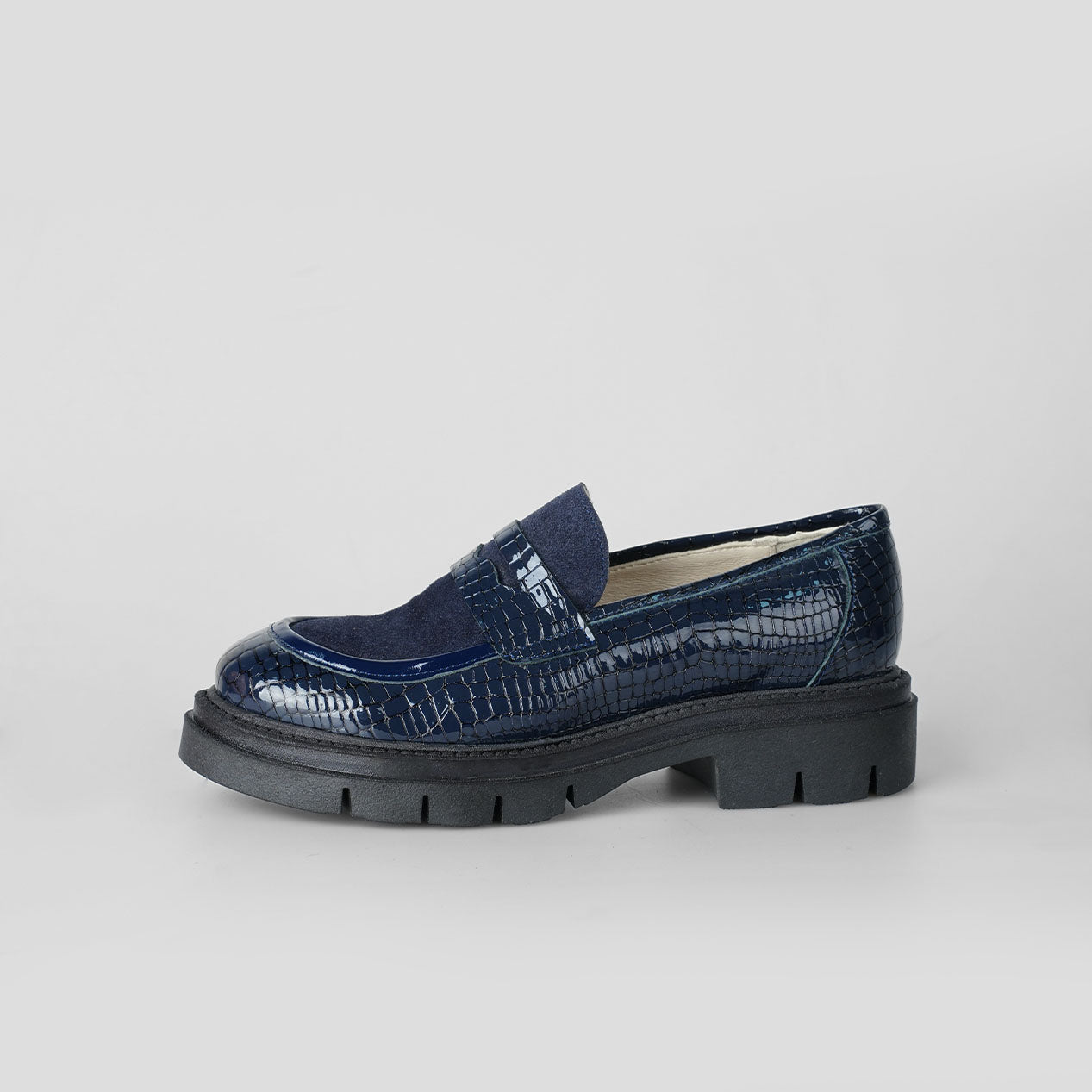 Ponoćno plave mokasine – Florida Shoes 