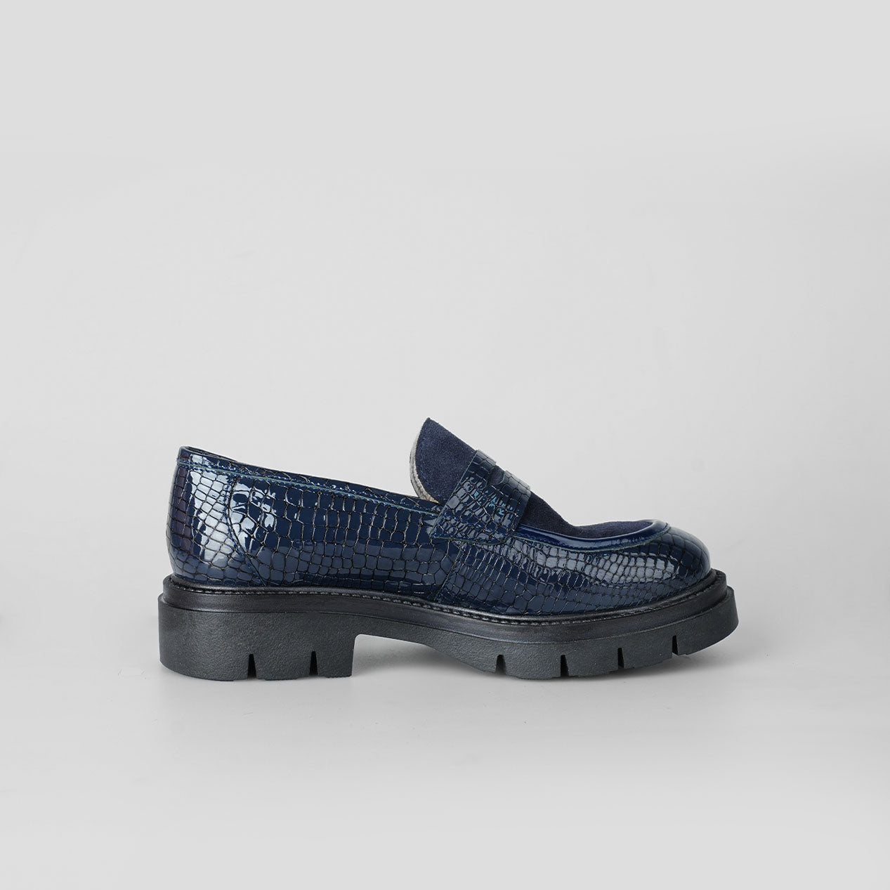 Ponoćno plave mokasine – Florida Shoes 