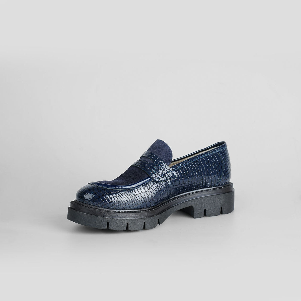 Ponoćno plave mokasine – Florida Shoes 