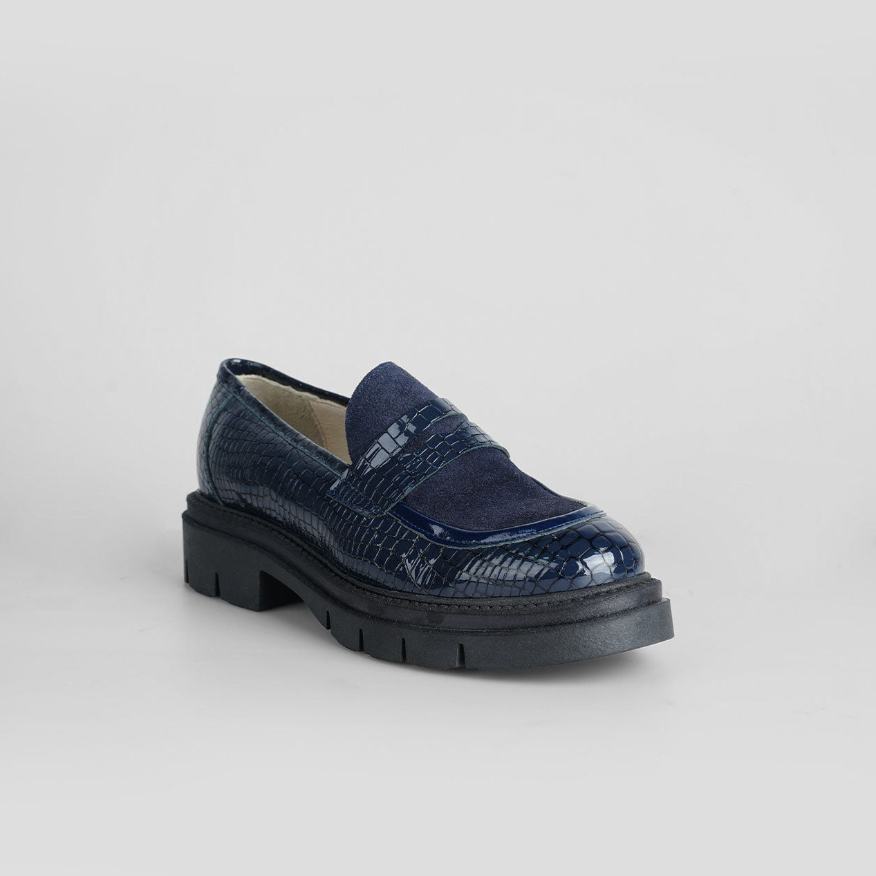 Ponoćno plave mokasine – Florida Shoes 