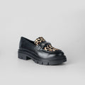 Leopard Noir – Florida Shoes
