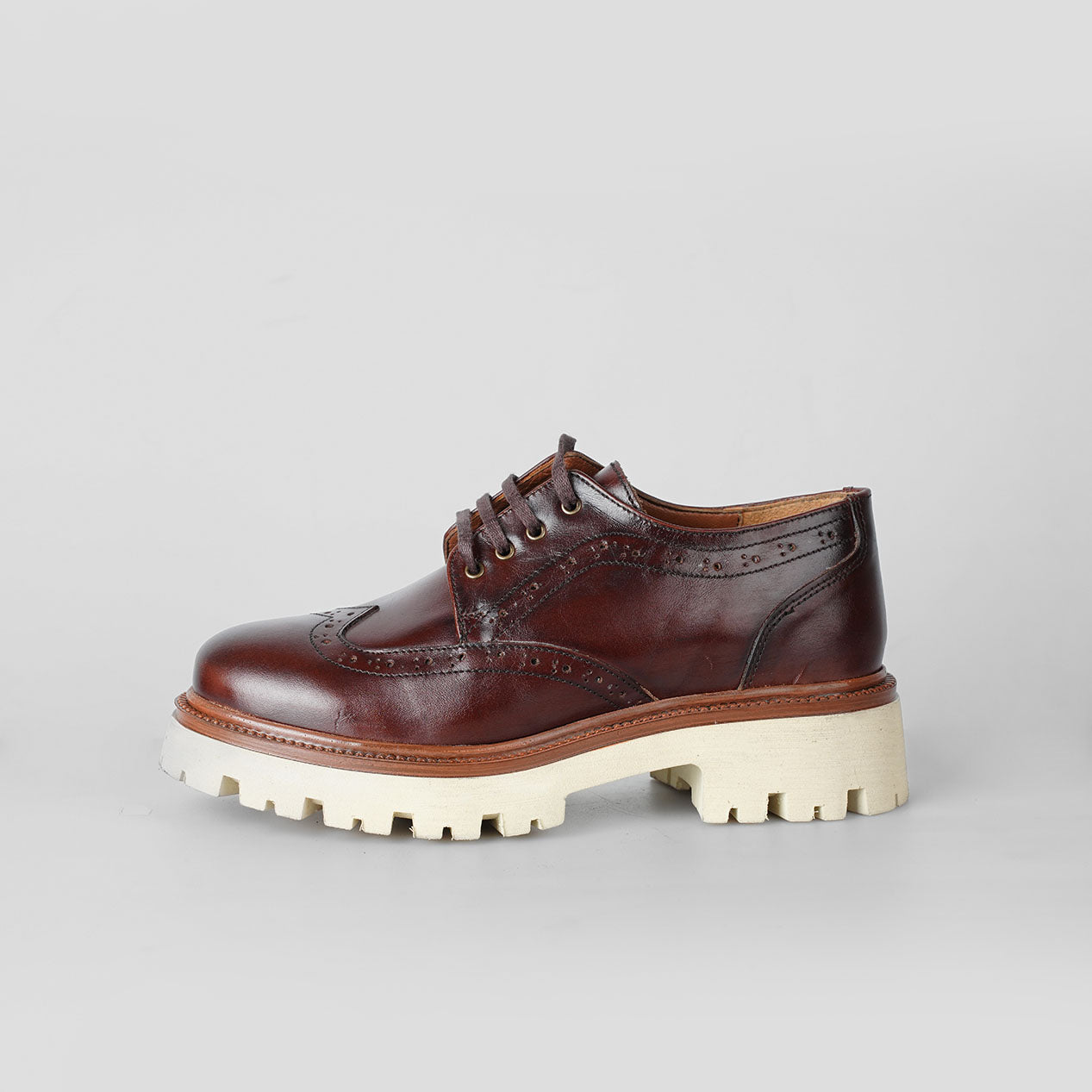 Mocha brogue – Florida Shoes 