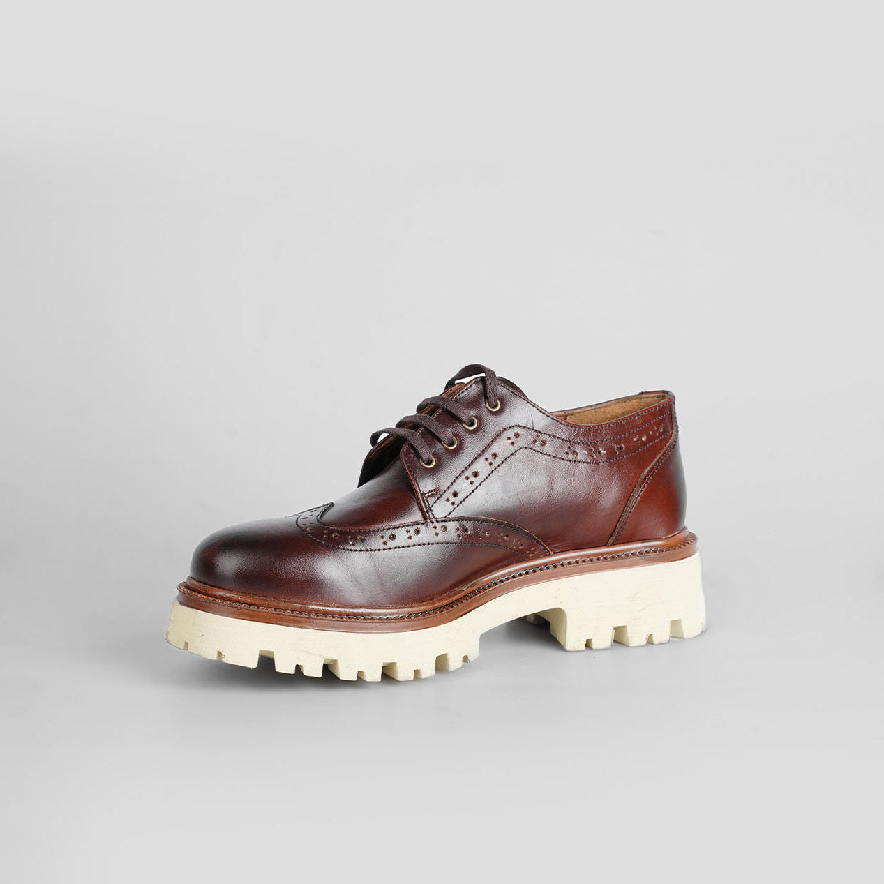 Mocha brogue – Florida Shoes 