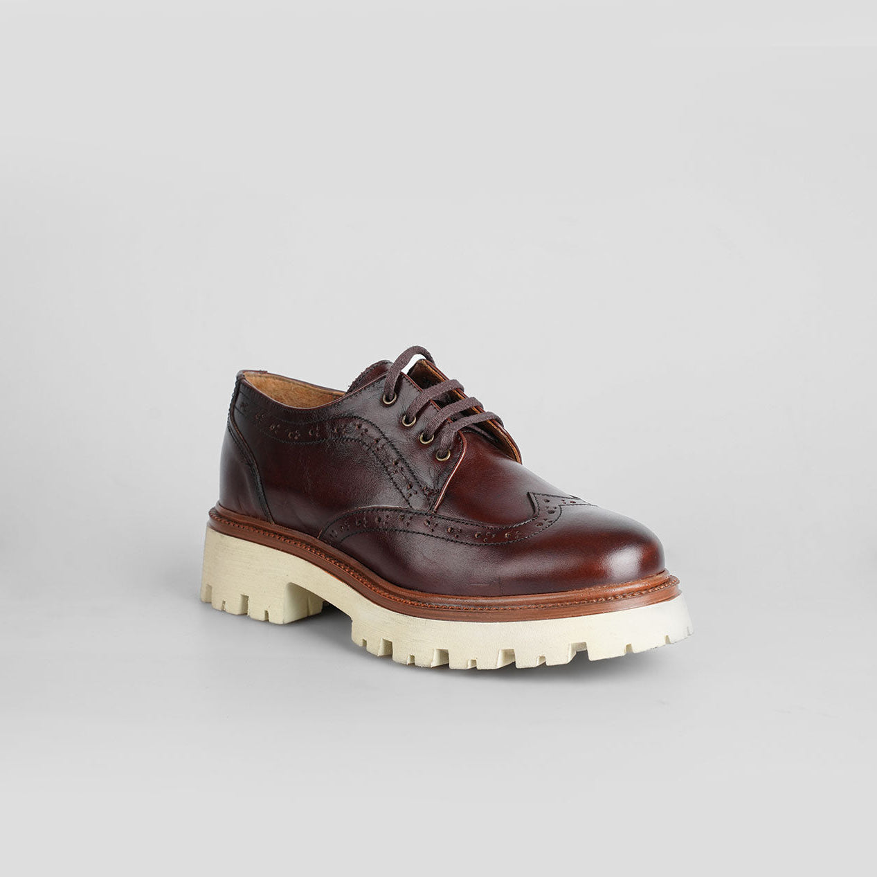 Mocha brogue – Florida Shoes 