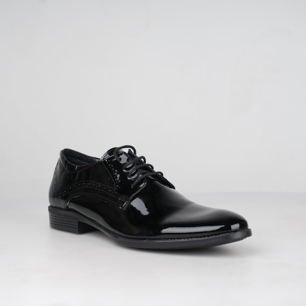 Derby Patent Nero – Florida Shoes